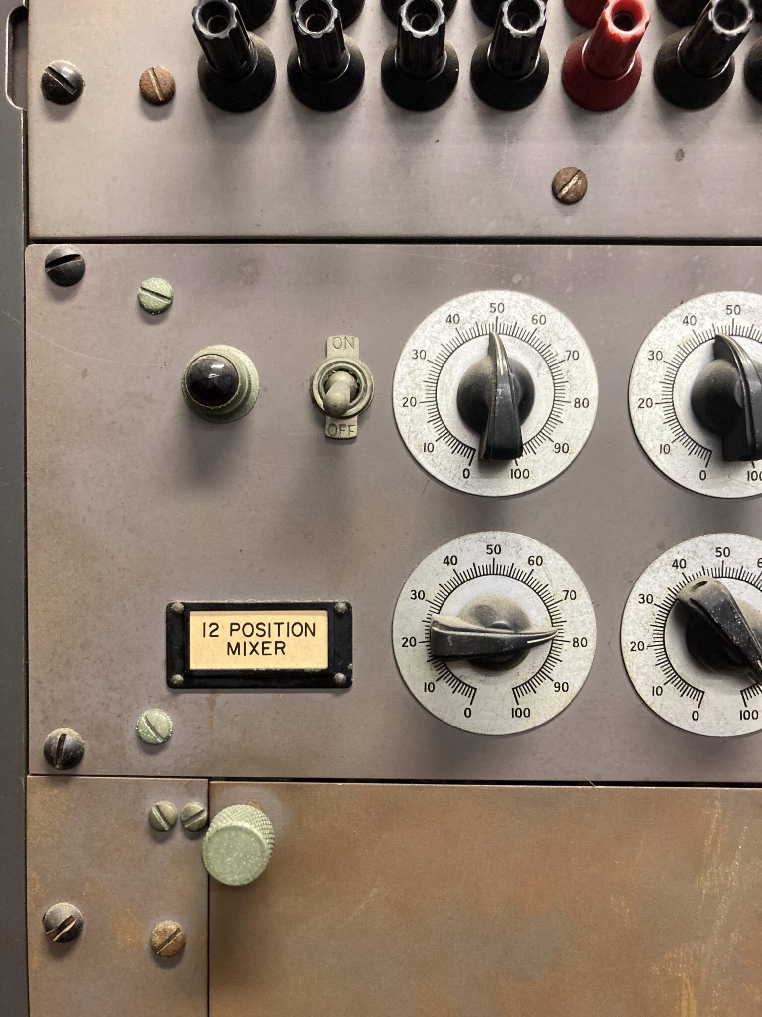 The RCA Mark-II 12 voices mixer.