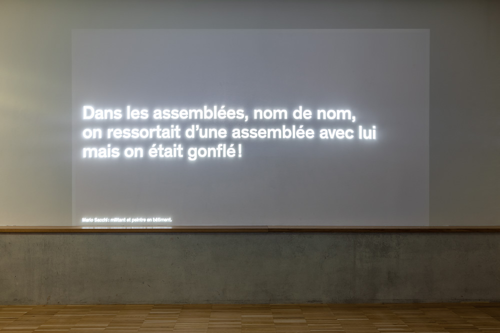 Exhibitions views: Videobox, curated by Rosa Brux: Carreau du Temple à Paris.